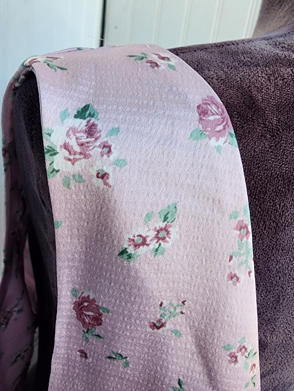 NWT BP NORDSTROM Women's Pink Cake Floral Sleeveless Satin Mini Dress Size XL - Picture 9 of 16